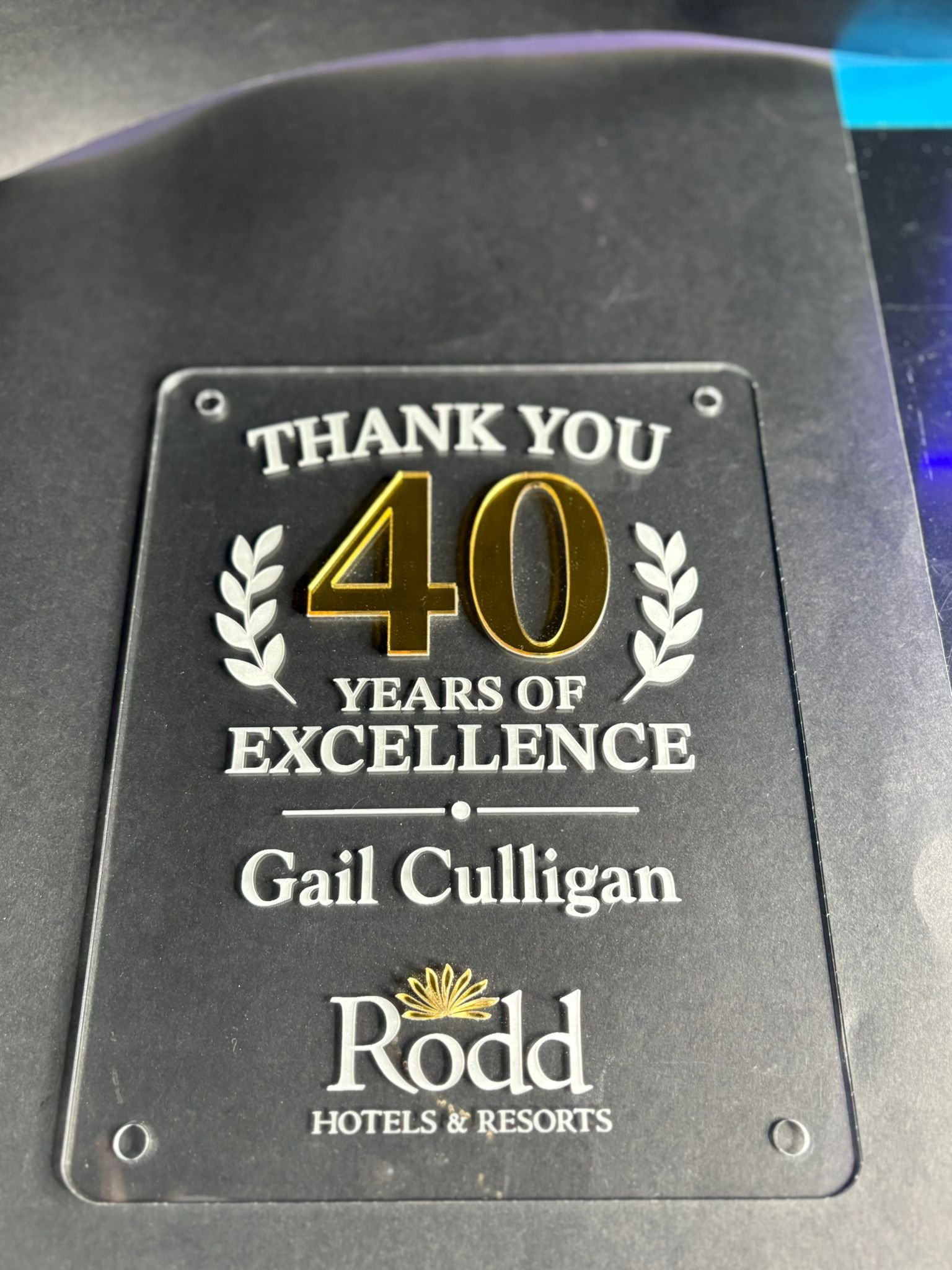 Acrylic Recognition Plaque